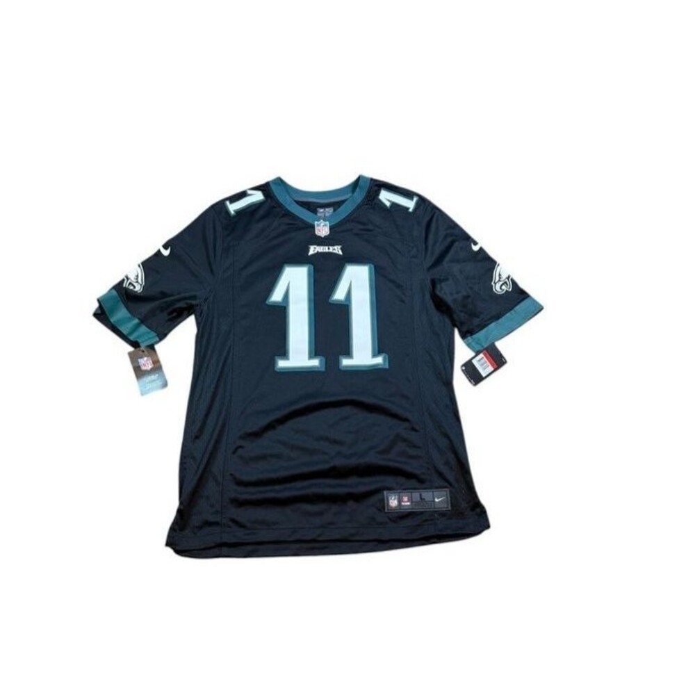 Nike ON FIELD NFL Philadelphia Eagles Mens Size Large Carson Wentz #11 Jersey